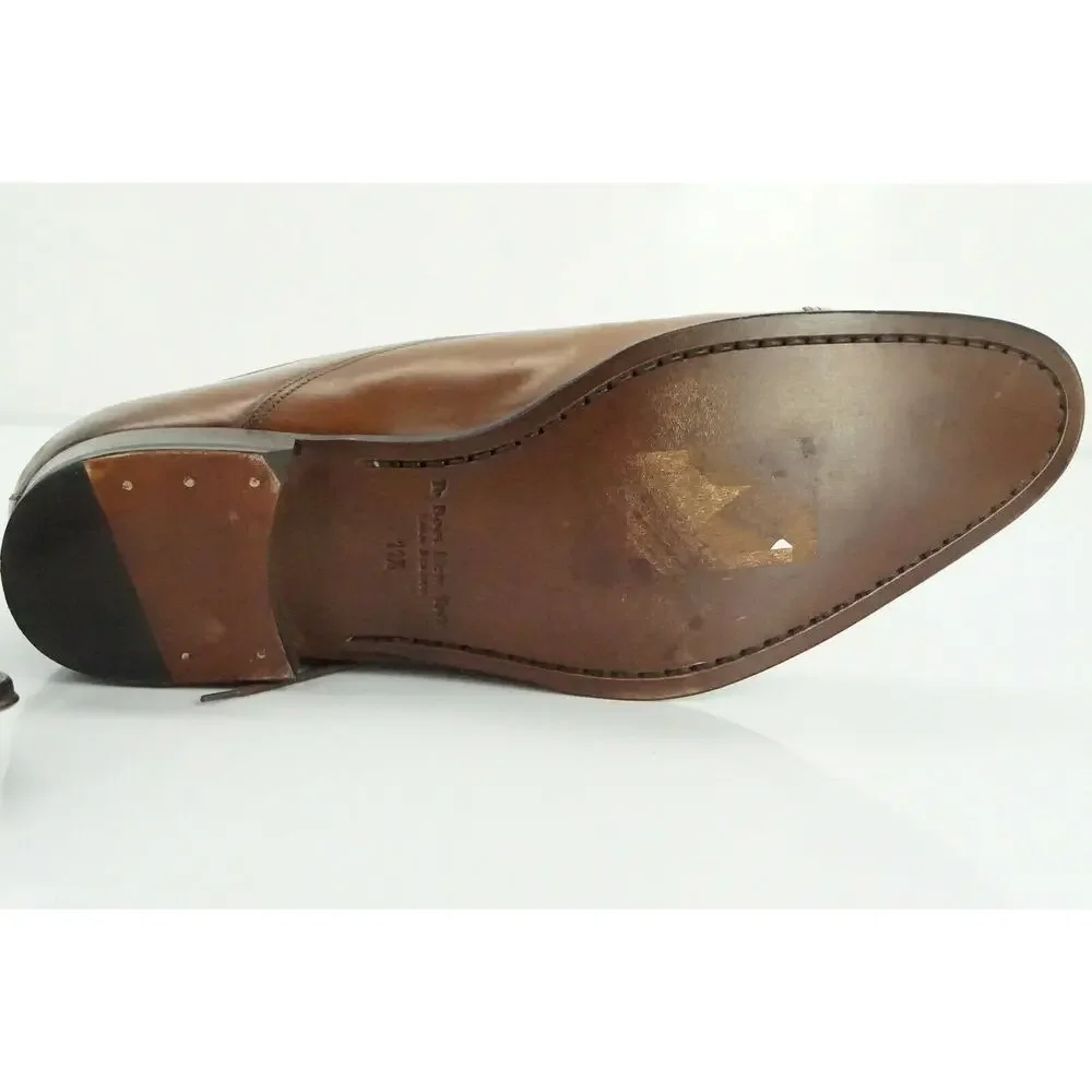 To Boot New York Men's Brown Leather Aidan Cap Toe Oxfords